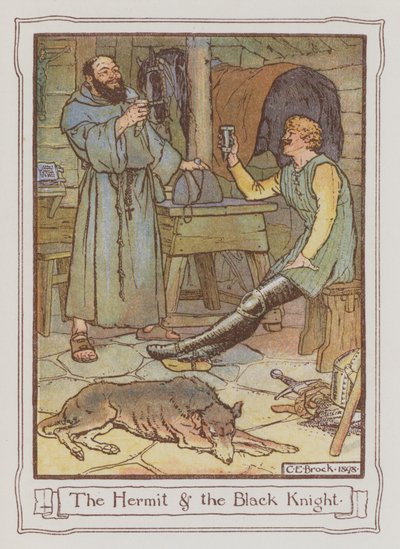 Illustration pour Ivanhoé de Sir Walter Scott - Charles Edmund Brock