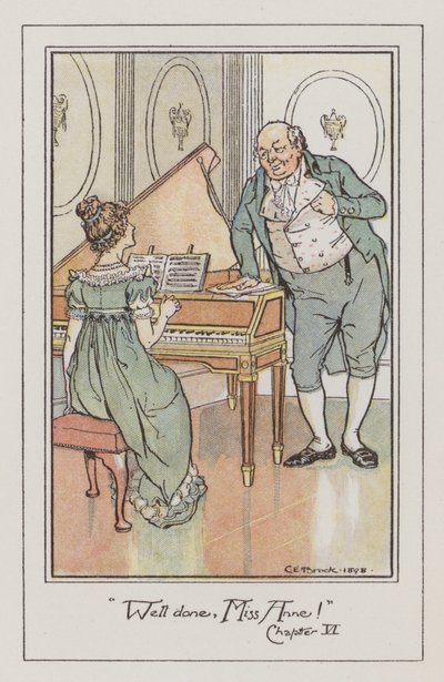 Illustration pour Persuasion - Charles Edmund Brock