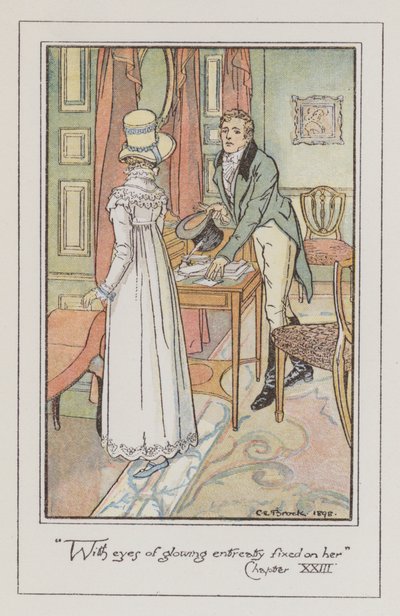 Illustration pour Persuasion - Charles Edmund Brock