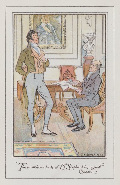 Illustration pour Persuasion - Charles Edmund Brock