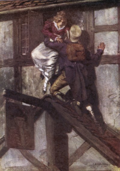 Illustration pour The Broad Highway a Romance of Kent - Charles Edmund Brock