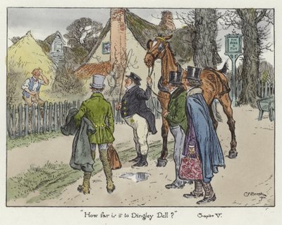Illustration pour les Papiers de Pickwick - Charles Edmund Brock