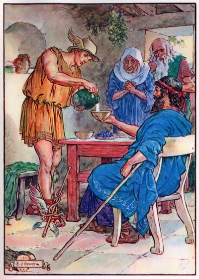 Jupiter et Mercure dans la maison de Philémon et Baucis, de 