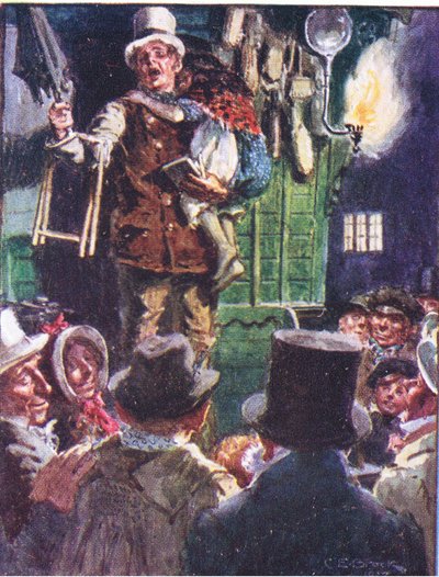 Maintenant je ne vous demanderai pas combien pour le lot, mais combien peu, illustration de Prescription du Dr Marigold - Charles Edmund Brock