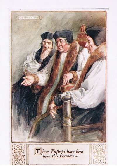 Trois évêques sont venus ce matin - Charles Edmund Brock