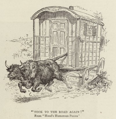 Repris la route!, Poèmes humoristiques de Hood - Charles Edmund Brock