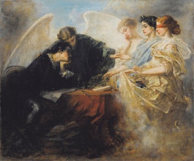 Jeune homme au carrefour, 1856 - Charles Edouard de Beaumont