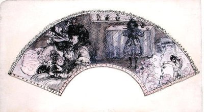 Design de ventilateur (Le Boudoir) - Charles Edward Conder