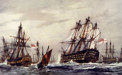 Bombardiers saluant la victoire, décembre 1805 - Charles Edward Dixon