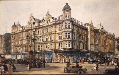 Le vieux bâtiment, Bourne et Hollingsworth, Oxford Street - Charles Edward Dixon