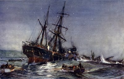 Le Naufrage du Birkenhead, 1852 - Charles Edward Dixon