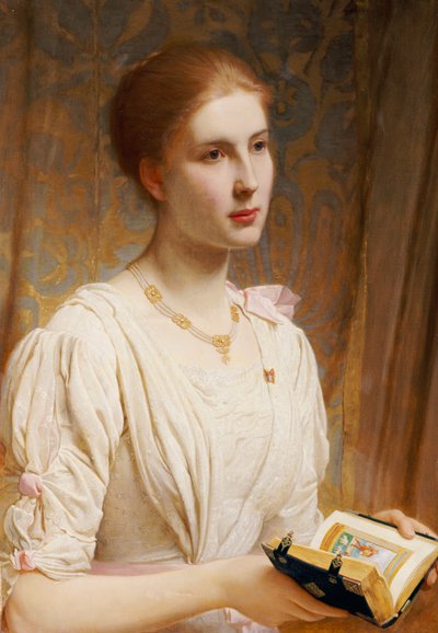 Portrait de Mademoiselle Helen Lindsay - Charles Edward Perugini