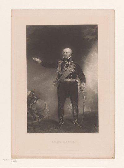 Portrait de Gebhard Leberecht von Blücher - Charles Edward Wagstaff