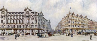 D H Evans, West End Silk Mercers, 292-320 Oxford Street - Charles Edwin Flower
