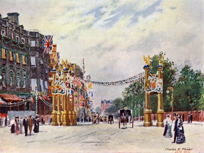 Piccadilly en juin 1902 - Charles Edwin Flower