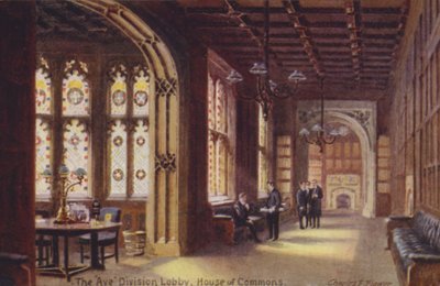 Le Lobby de la Division Aye, Chambre des communes - Charles Edwin Flower
