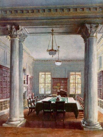 La salle du Cabinet, n° 10 Downing Street - Charles Edwin Flower