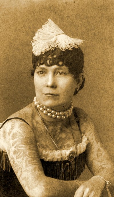 Portrait de Nora Hildebrandt vers 1895 - Charles Eisenmann