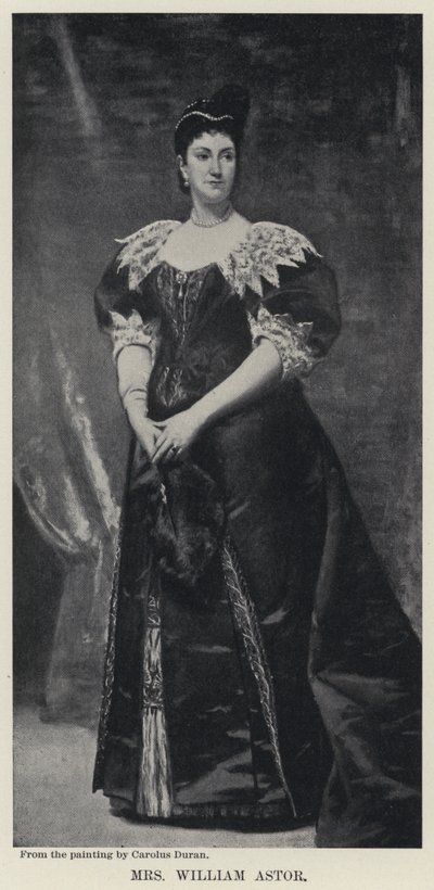 Mme William Astor - Charles Emile Auguste Carolus Duran
