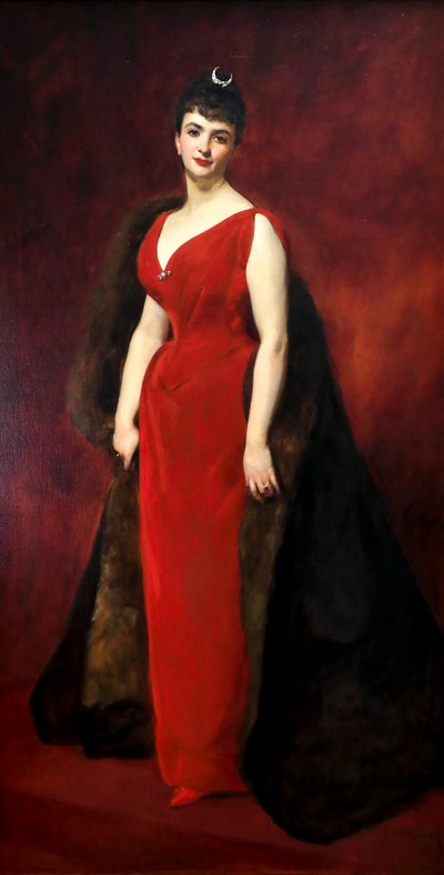 Portrait de Madame Edgard Stern - Charles Emile Auguste Carolus Duran