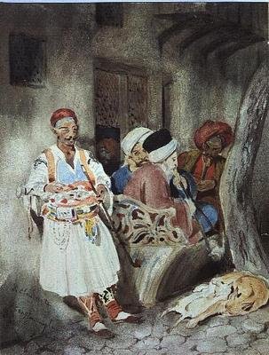 Une allée à Constantinople - Charles Emile Callande de Champmartin