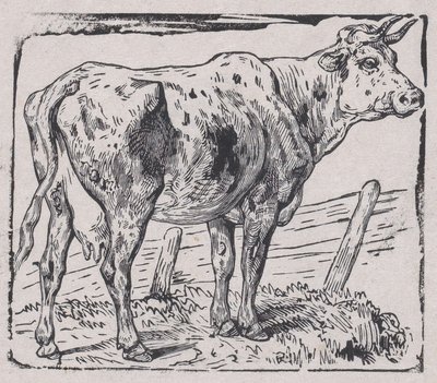 Une vache - Charles Emile Jacque