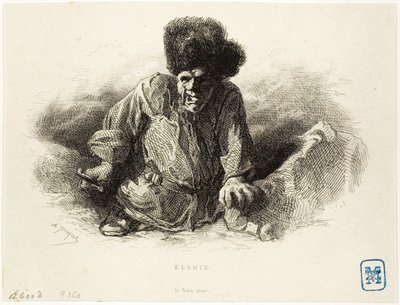 Elshie, le nain noir - Charles Emile Jacque