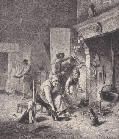 Gruau, du Magasin Pittoresque, vers 1852 - Charles Emile Jacque