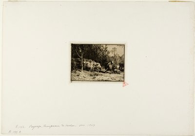 Troupeau de vaches sortant d