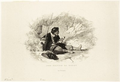 John Balfour de Burley - Les Puritains - Charles Emile Jacque