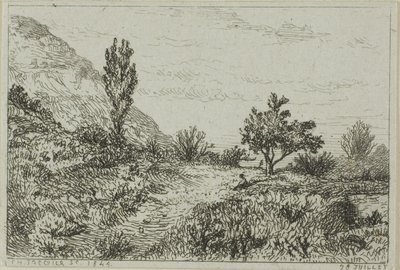Paysage - Charles Emile Jacque