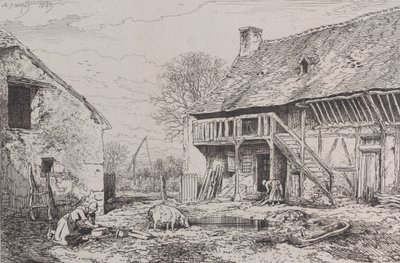 Paysage de la cour d