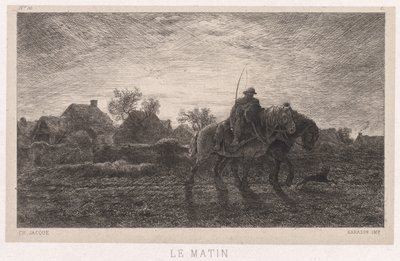 Matin - Charles Emile Jacque