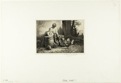 Petits ! Petits ! - Charles Emile Jacque
