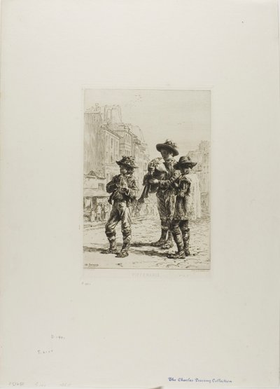 Pifferari - Charles Emile Jacque