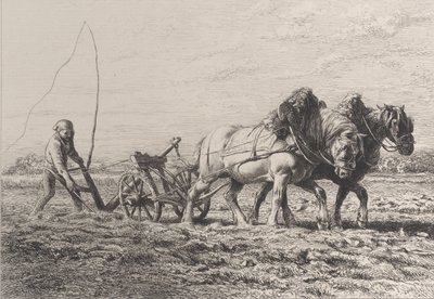 Labourage - Charles Emile Jacque