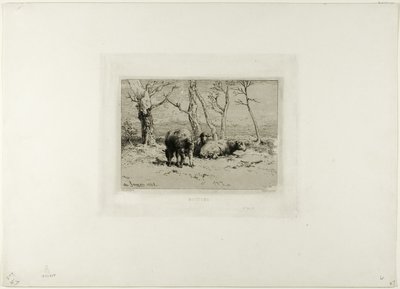 Moutons - Charles Emile Jacque
