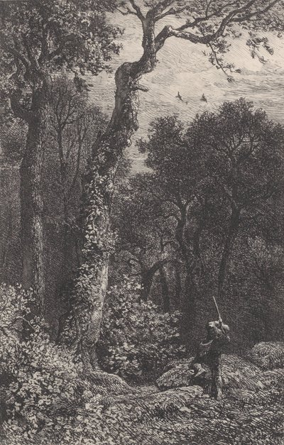 Chasse à la bécasse, 1864 - Charles Emile Jacque