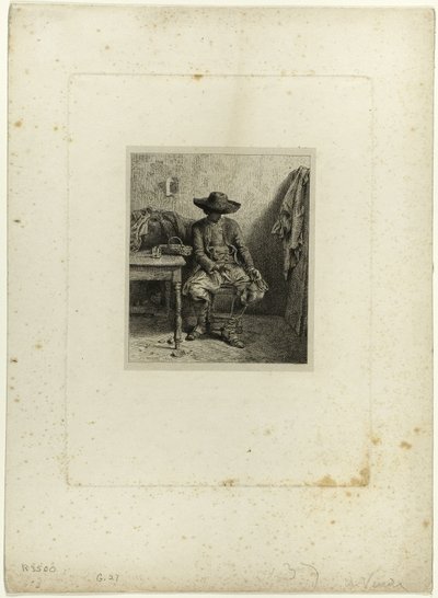 La cruche cassée - Charles Emile Jacque