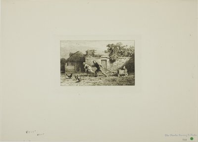 La calèche - Charles Emile Jacque