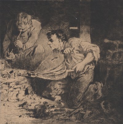 Les Faux-monnayeurs, 1843 - Charles Emile Jacque