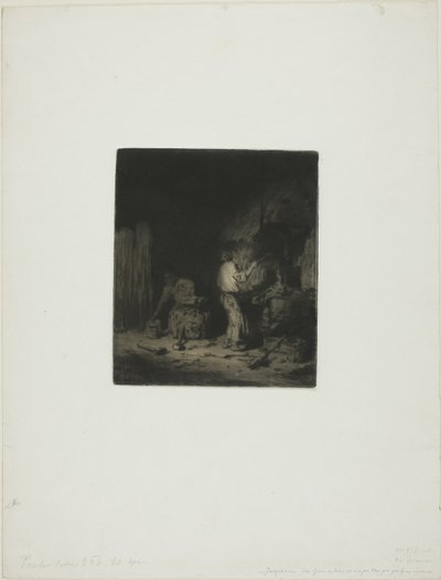 La Forge - Charles Emile Jacque