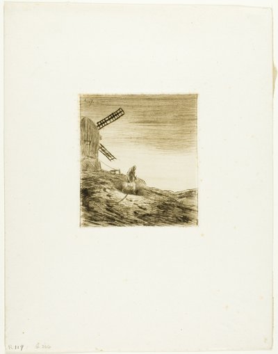 Le Moulin - Charles Emile Jacque