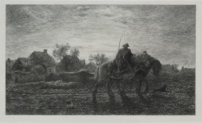 Le Matin - Charles Emile Jacque