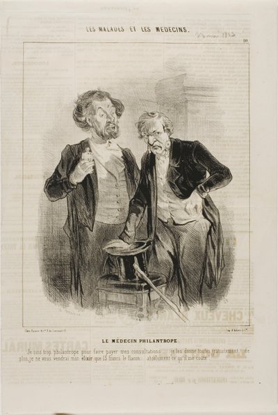 Le Docteur philanthropique (planche 10) - Charles Emile Jacque