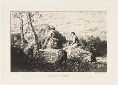 Le Fils Prodigue - Charles Emile Jacque
