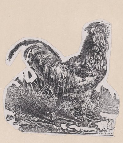 Le coq - Charles Emile Jacque