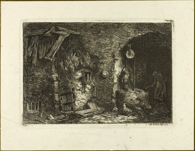 Le Puits - Charles Emile Jacque