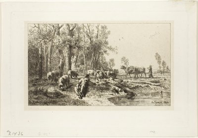 Hiver - Charles Emile Jacque