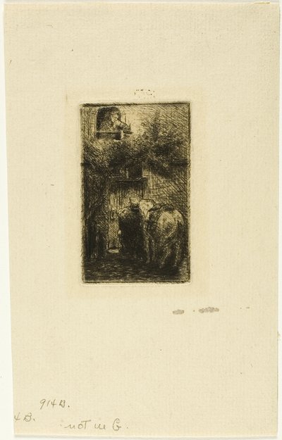 Femme à la fenêtre de l